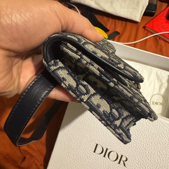 Dior Blue and Cream Women's Belt Bag - Picture 3 of 12